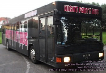 Аренда автомобиля Night Party Bus  с водителем
